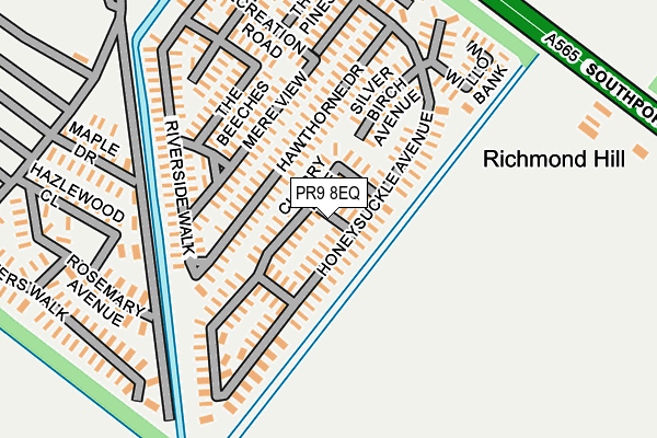 PR9 8EQ map - OS OpenMap – Local (Ordnance Survey) PR9 8EQ map - OS OpenMap – Local (Ordnance Survey)