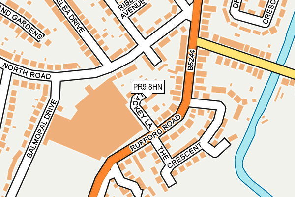 PR9 8HN map - OS OpenMap – Local (Ordnance Survey) PR9 8HN map - OS OpenMap – Local (Ordnance Survey)