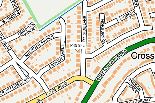 PR9 9FL map - OS OpenMap – Local (Ordnance Survey) PR9 9FL map - OS OpenMap – Local (Ordnance Survey)
