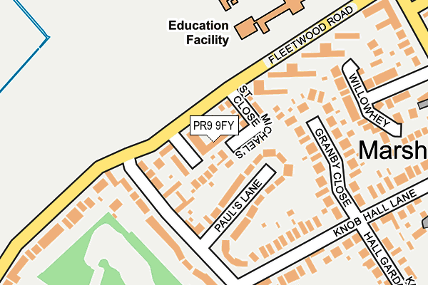 PR9 9FY map - OS OpenMap – Local (Ordnance Survey) PR9 9FY map - OS OpenMap – Local (Ordnance Survey)