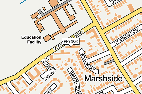 PR9 9QR map - OS OpenMap – Local (Ordnance Survey) PR9 9QR map - OS OpenMap – Local (Ordnance Survey)