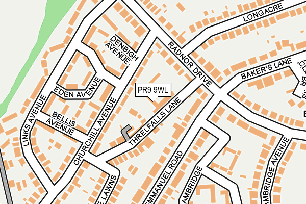 PR9 9WL map - OS OpenMap – Local (Ordnance Survey) PR9 9WL map - OS OpenMap – Local (Ordnance Survey)