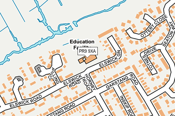 PR9 9XA map - OS OpenMap – Local (Ordnance Survey) PR9 9XA map - OS OpenMap – Local (Ordnance Survey)