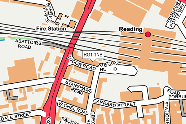 RG1 1NB map - OS OpenMap – Local (Ordnance Survey) RG1 1NB map - OS OpenMap – Local (Ordnance Survey)