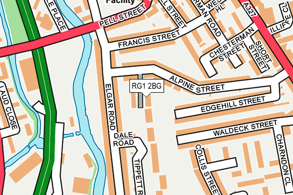 RG1 2BG map - OS OpenMap – Local (Ordnance Survey) RG1 2BG map - OS OpenMap – Local (Ordnance Survey)