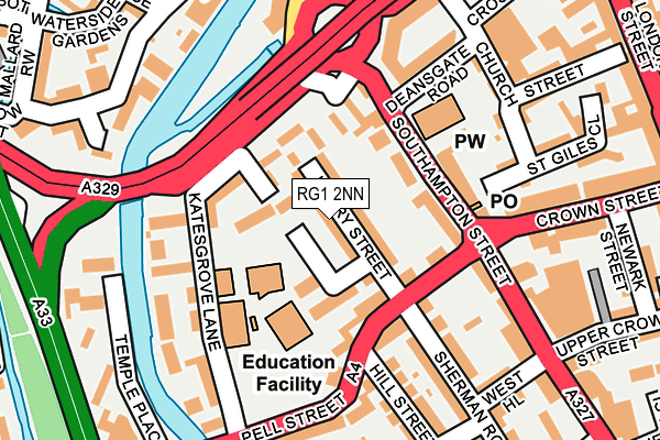 RG1 2NN map - OS OpenMap – Local (Ordnance Survey) RG1 2NN map - OS OpenMap – Local (Ordnance Survey)