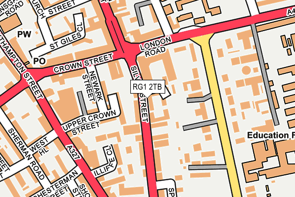 RG1 2TB map - OS OpenMap – Local (Ordnance Survey) RG1 2TB map - OS OpenMap – Local (Ordnance Survey)