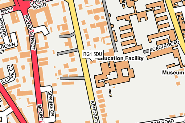 RG1 5DU map - OS OpenMap – Local (Ordnance Survey) RG1 5DU map - OS OpenMap – Local (Ordnance Survey)