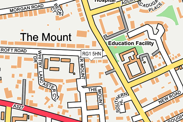 RG1 5HN map - OS OpenMap – Local (Ordnance Survey) RG1 5HN map - OS OpenMap – Local (Ordnance Survey)