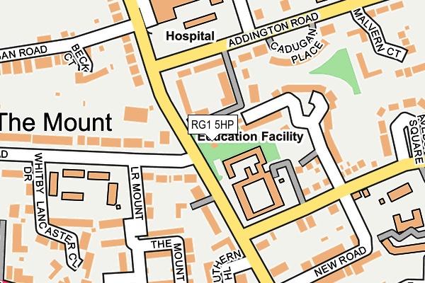 RG1 5HP map - OS OpenMap – Local (Ordnance Survey) RG1 5HP map - OS OpenMap – Local (Ordnance Survey)