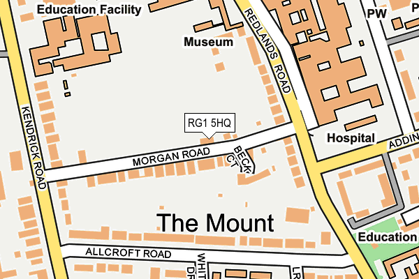 RG1 5HQ map - OS OpenMap – Local (Ordnance Survey) RG1 5HQ map - OS OpenMap – Local (Ordnance Survey)