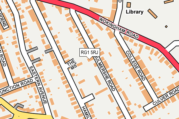 RG1 5RJ map - OS OpenMap – Local (Ordnance Survey) RG1 5RJ map - OS OpenMap – Local (Ordnance Survey)