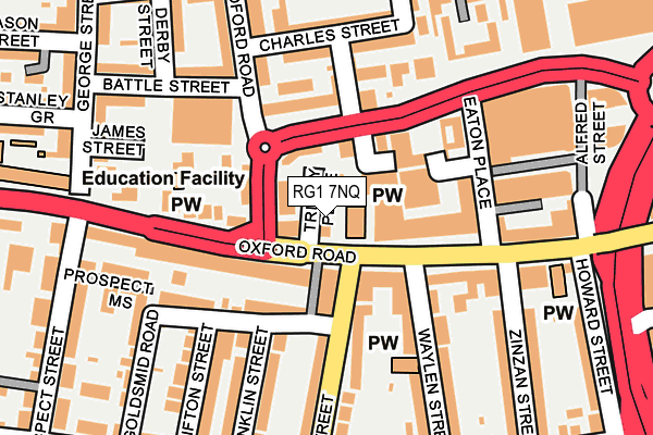 RG1 7NQ map - OS OpenMap – Local (Ordnance Survey) RG1 7NQ map - OS OpenMap – Local (Ordnance Survey)