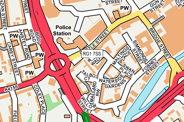RG1 7SS map - OS OpenMap – Local (Ordnance Survey) RG1 7SS map - OS OpenMap – Local (Ordnance Survey)