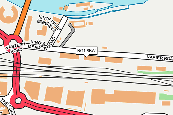 RG1 8BW map - OS OpenMap – Local (Ordnance Survey) RG1 8BW map - OS OpenMap – Local (Ordnance Survey)