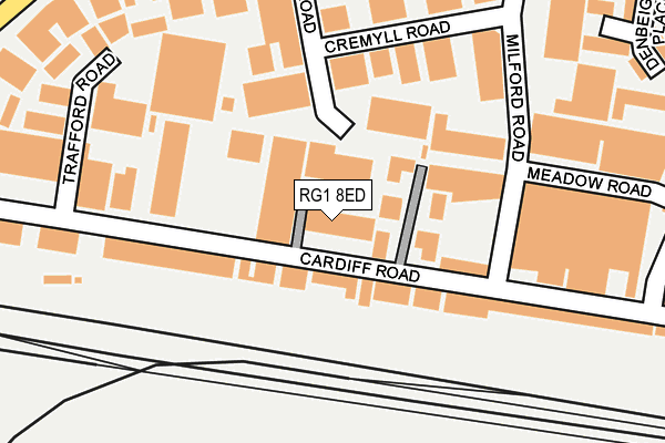 RG1 8ED map - OS OpenMap – Local (Ordnance Survey) RG1 8ED map - OS OpenMap – Local (Ordnance Survey)