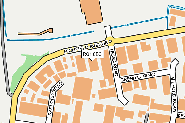 RG1 8EQ map - OS OpenMap – Local (Ordnance Survey) RG1 8EQ map - OS OpenMap – Local (Ordnance Survey)