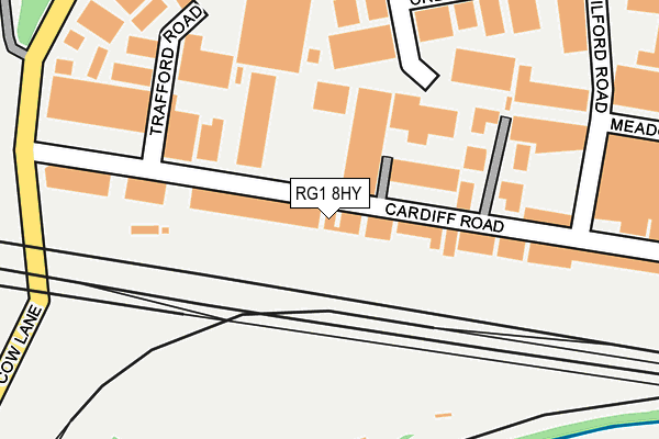 RG1 8HY map - OS OpenMap – Local (Ordnance Survey) RG1 8HY map - OS OpenMap – Local (Ordnance Survey)