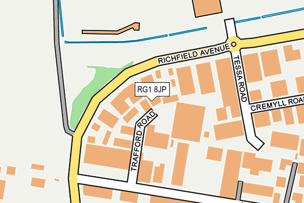 RG1 8JP map - OS OpenMap – Local (Ordnance Survey) RG1 8JP map - OS OpenMap – Local (Ordnance Survey)