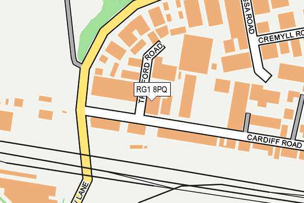 RG1 8PQ map - OS OpenMap – Local (Ordnance Survey) RG1 8PQ map - OS OpenMap – Local (Ordnance Survey)