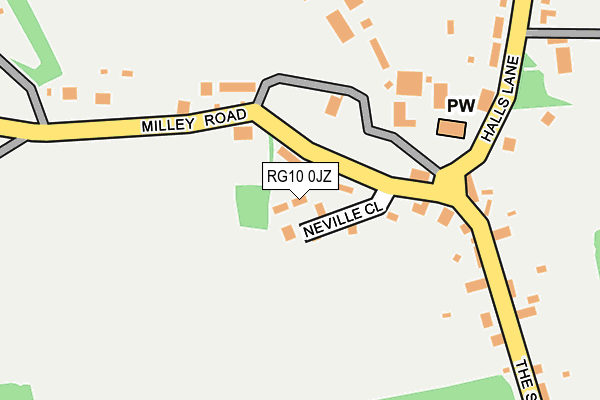 RG10 0JZ map - OS OpenMap – Local (Ordnance Survey) RG10 0JZ map - OS OpenMap – Local (Ordnance Survey)