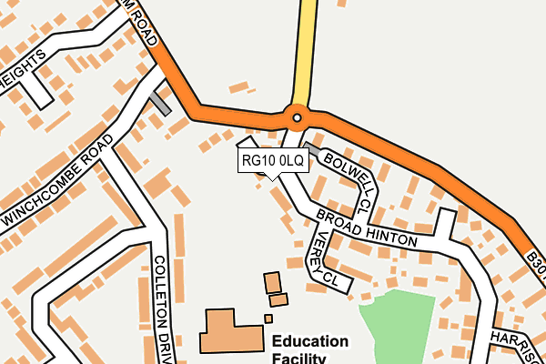 RG10 0LQ map - OS OpenMap – Local (Ordnance Survey) RG10 0LQ map - OS OpenMap – Local (Ordnance Survey)