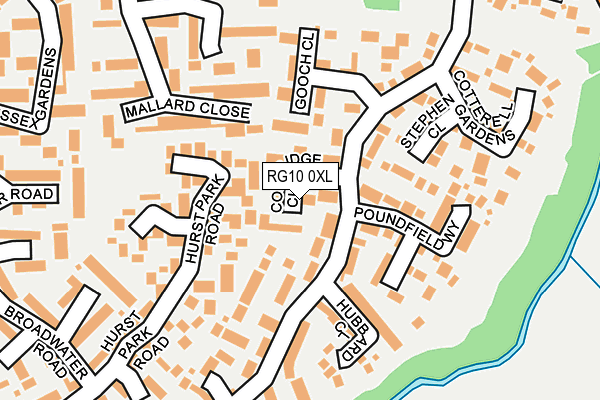 RG10 0XL map - OS OpenMap – Local (Ordnance Survey) RG10 0XL map - OS OpenMap – Local (Ordnance Survey)