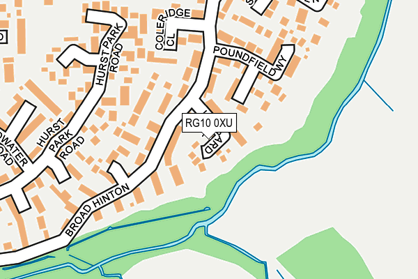 RG10 0XU map - OS OpenMap – Local (Ordnance Survey) RG10 0XU map - OS OpenMap – Local (Ordnance Survey)