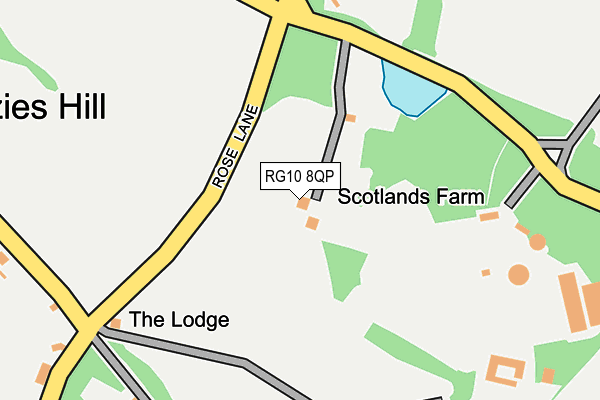 RG10 8QP map - OS OpenMap – Local (Ordnance Survey) RG10 8QP map - OS OpenMap – Local (Ordnance Survey)