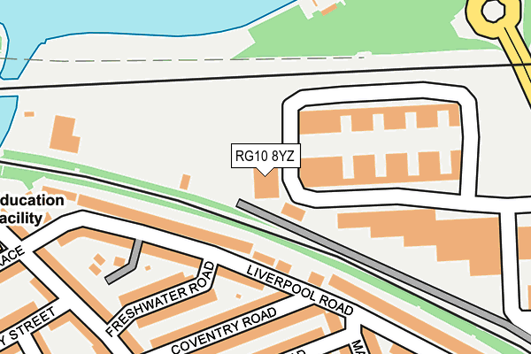 RG10 8YZ map - OS OpenMap – Local (Ordnance Survey) RG10 8YZ map - OS OpenMap – Local (Ordnance Survey)