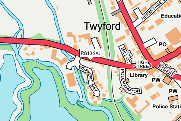 RG10 9AJ map - OS OpenMap – Local (Ordnance Survey) RG10 9AJ map - OS OpenMap – Local (Ordnance Survey)