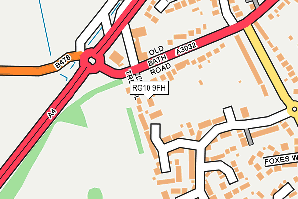 RG10 9FH map - OS OpenMap – Local (Ordnance Survey) RG10 9FH map - OS OpenMap – Local (Ordnance Survey)