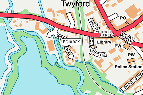 RG10 9GX map - OS OpenMap – Local (Ordnance Survey) RG10 9GX map - OS OpenMap – Local (Ordnance Survey)