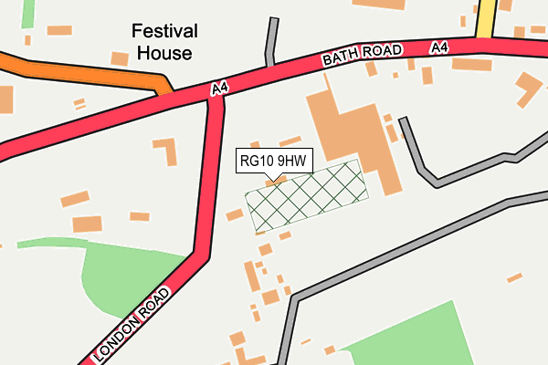 RG10 9HW map - OS OpenMap – Local (Ordnance Survey) RG10 9HW map - OS OpenMap – Local (Ordnance Survey)