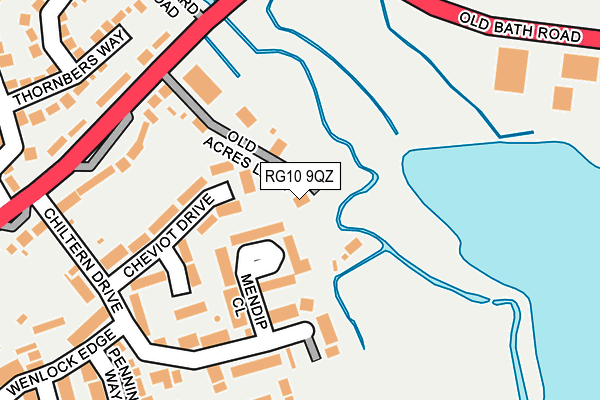 RG10 9QZ map - OS OpenMap – Local (Ordnance Survey) RG10 9QZ map - OS OpenMap – Local (Ordnance Survey)