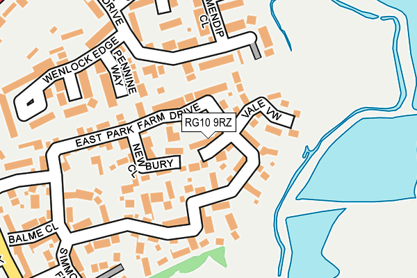 RG10 9RZ map - OS OpenMap – Local (Ordnance Survey) RG10 9RZ map - OS OpenMap – Local (Ordnance Survey)