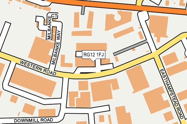 RG12 1FJ map - OS OpenMap – Local (Ordnance Survey) RG12 1FJ map - OS OpenMap – Local (Ordnance Survey)