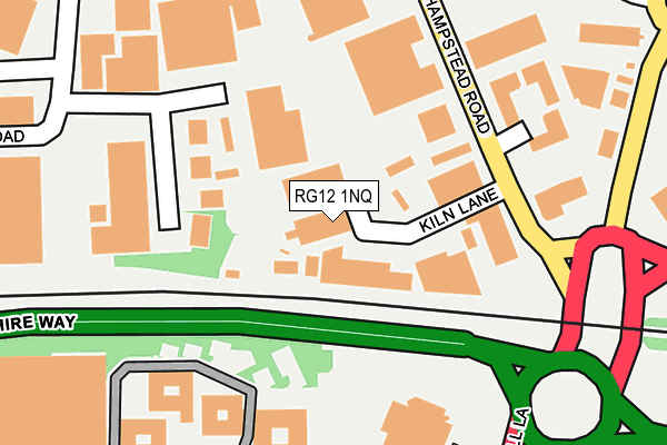 RG12 1NQ map - OS OpenMap – Local (Ordnance Survey) RG12 1NQ map - OS OpenMap – Local (Ordnance Survey)