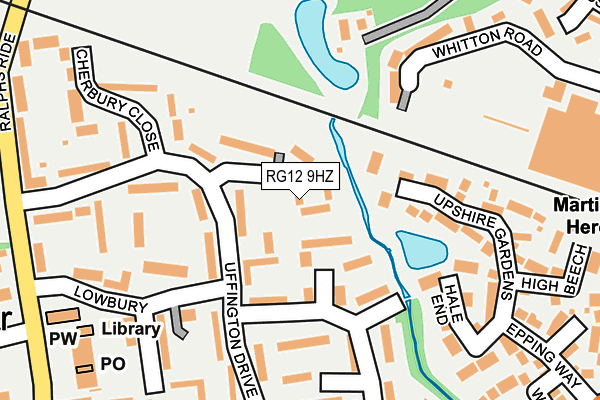RG12 9HZ map - OS OpenMap – Local (Ordnance Survey) RG12 9HZ map - OS OpenMap – Local (Ordnance Survey)