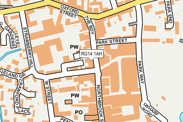 RG14 1AH map - OS OpenMap – Local (Ordnance Survey) RG14 1AH map - OS OpenMap – Local (Ordnance Survey)