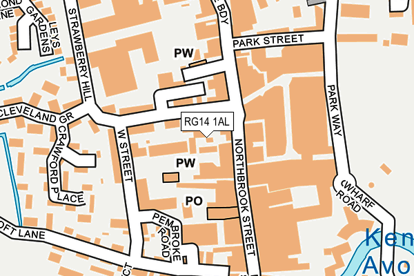 RG14 1AL map - OS OpenMap – Local (Ordnance Survey) RG14 1AL map - OS OpenMap – Local (Ordnance Survey)
