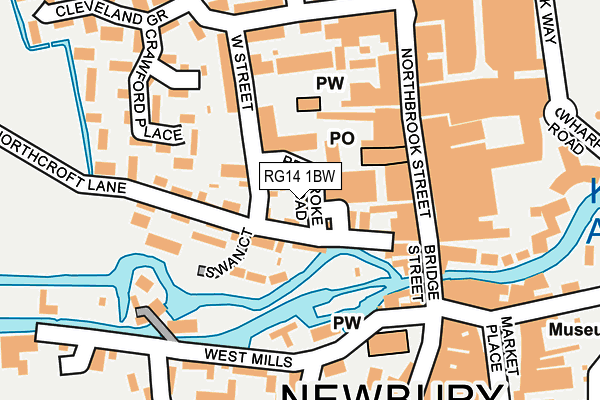 RG14 1BW map - OS OpenMap – Local (Ordnance Survey) RG14 1BW map - OS OpenMap – Local (Ordnance Survey)