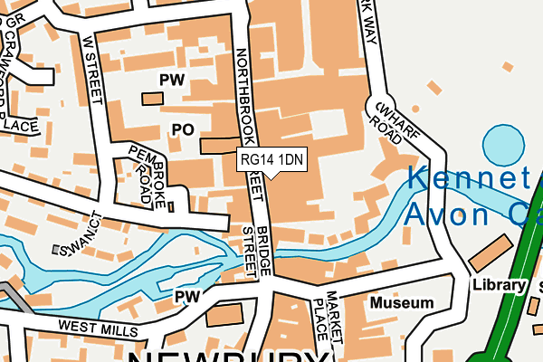 RG14 1DN map - OS OpenMap – Local (Ordnance Survey) RG14 1DN map - OS OpenMap – Local (Ordnance Survey)