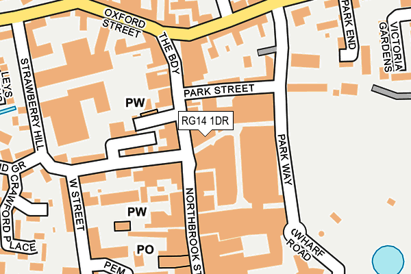 RG14 1DR map - OS OpenMap – Local (Ordnance Survey) RG14 1DR map - OS OpenMap – Local (Ordnance Survey)