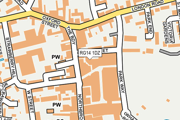 RG14 1DZ map - OS OpenMap – Local (Ordnance Survey) RG14 1DZ map - OS OpenMap – Local (Ordnance Survey)