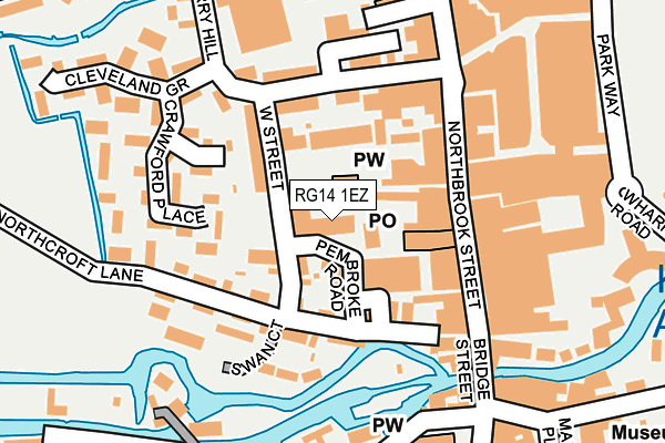 RG14 1EZ map - OS OpenMap – Local (Ordnance Survey) RG14 1EZ map - OS OpenMap – Local (Ordnance Survey)