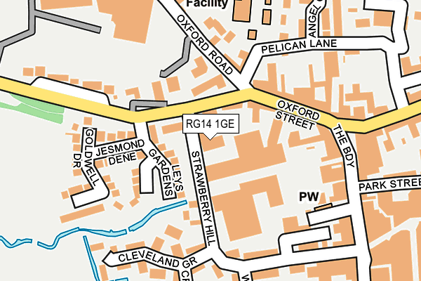 RG14 1GE map - OS OpenMap – Local (Ordnance Survey) RG14 1GE map - OS OpenMap – Local (Ordnance Survey)