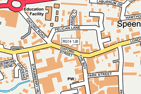 RG14 1JB map - OS OpenMap – Local (Ordnance Survey) RG14 1JB map - OS OpenMap – Local (Ordnance Survey)