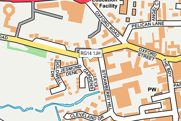 RG14 1JH map - OS OpenMap – Local (Ordnance Survey) RG14 1JH map - OS OpenMap – Local (Ordnance Survey)