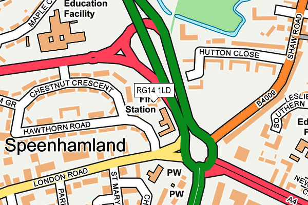 RG14 1LD map - OS OpenMap – Local (Ordnance Survey) RG14 1LD map - OS OpenMap – Local (Ordnance Survey)